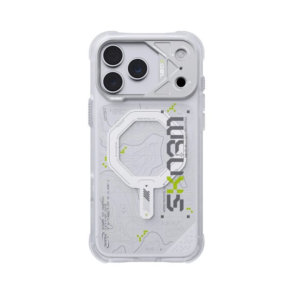 Skinarma Sonar Magnetic Charge Drop Protection Case with Camera Control Button for iPhone 18 Pro 6.3 - White