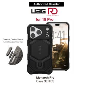 UAG Monarch Pro CapCtl Magsafe Protection Case for iPhone 18 Pro - Carbon Fiber