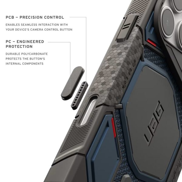 UAG Monarch Pro CapCtl Magsafe Protection Case for iPhone 18 Pro Max - Kevlar Mallard