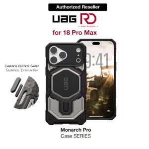 UAG Monarch Pro CapCtl Magsafe Protection Case for iPhone 18 Pro Max - Titanium