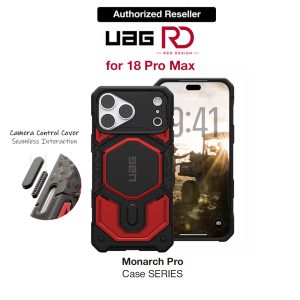 UAG Monarch Pro CapCtl Magsafe Protection Case for iPhone 18 Pro Max - Crimson