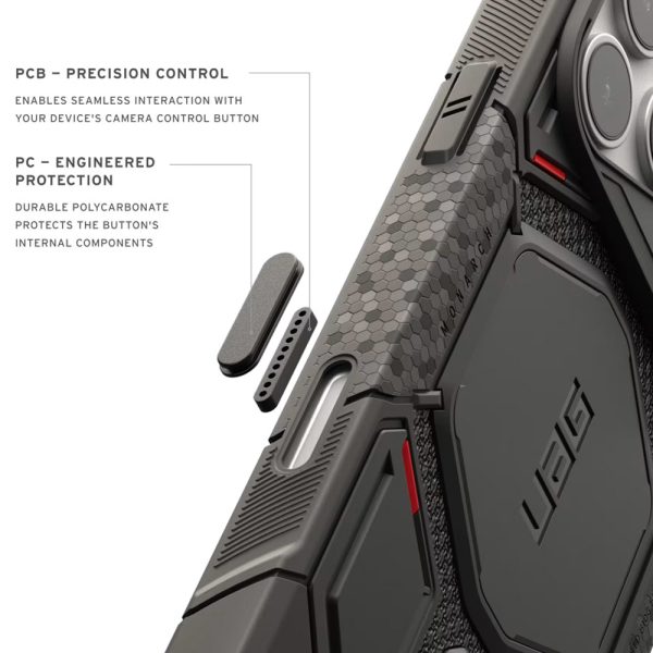 UAG Monarch Pro CapCtl Magsafe Protection Case for iPhone 18 Pro Max - Kevlar Black