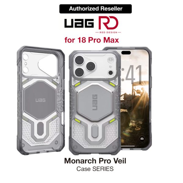 UAG Monarch Pro Magsafe Protection Case for iPhone 18 Pro Max - VEIL Ice