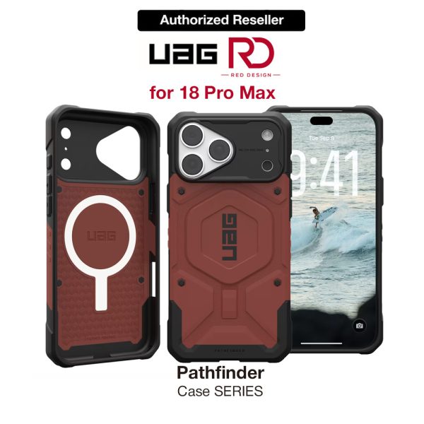 UAG Pathfinder Magsafe Protection Case for iPhone 18 Pro Max - Burgundy