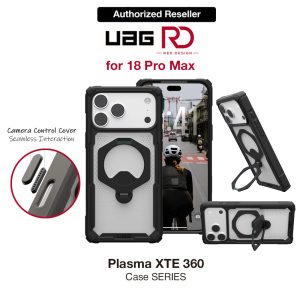 UAG Plasma XTE360 Cap Magsafe Protection Case for iPhone 18 Pro Max - Black Clear