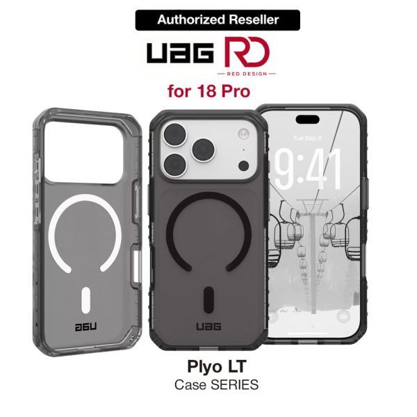 UAG Plyo LT Magsafe Protection Case for iPhone 18 Pro - Ash Black