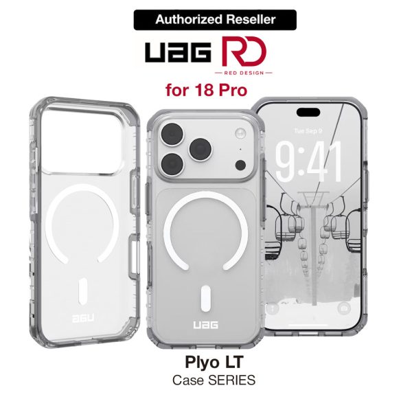 UAG Plyo LT Magsafe Protection Case for iPhone 18 Pro - Ice Smoke