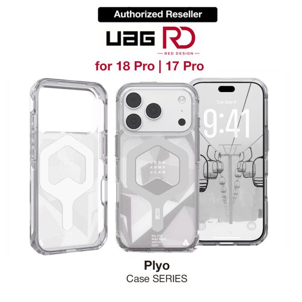 UAG Plyo Magsafe Protection Case for iPhone 18 Pro iPhone 17 Pro - Interface Ice Smoke