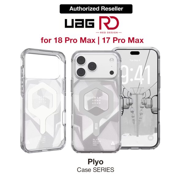UAG Plyo Magsafe Protection Case for iPhone 18 Pro Max  iPhone 17 Pro Max - Interface Ice Smoke