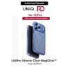 Uniq LifePro Xtreme Clear MagClick Case with Camera Control Button for iPhone 18 Pro 6.3 - Polar Blue
