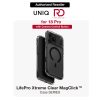 Uniq LifePro Xtreme Clear MagClick Case with Camera Control Button for iPhone 18 Pro 6.3 - Tinted Smoke