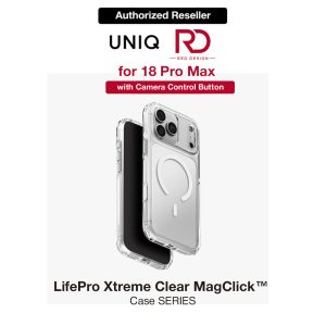 Uniq LifePro Xtreme Clear MagClick Case with Camera Control Button for iPhone 18 Pro Max 6.9 - Clear