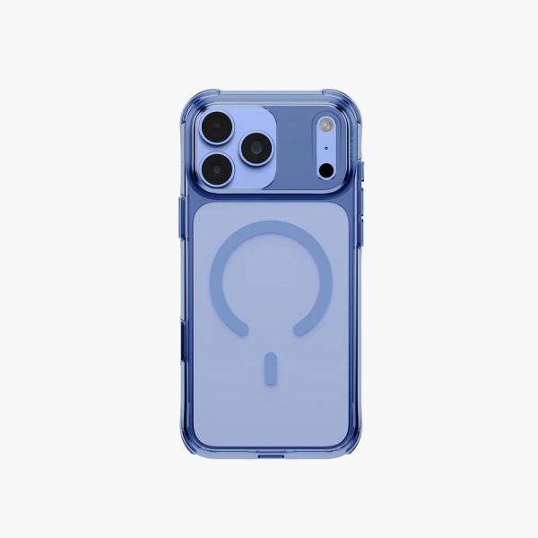 Uniq LifePro Xtreme Clear MagClick Case with Camera Control Button for iPhone 18 Pro 6.3 - Polar Blue