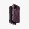 Uniq LifePro Xtreme Clear MagClick Case with Camera Control Button for iPhone 18 Pro Max 6.9 - Deep Burgundy