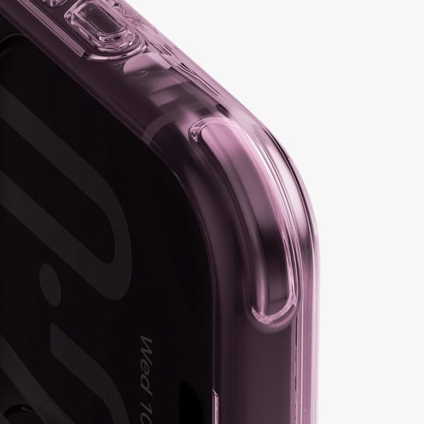 Uniq LifePro Xtreme Clear MagClick Case with Camera Control Button for iPhone 18 Pro 6.3 - Deep Burgundy
