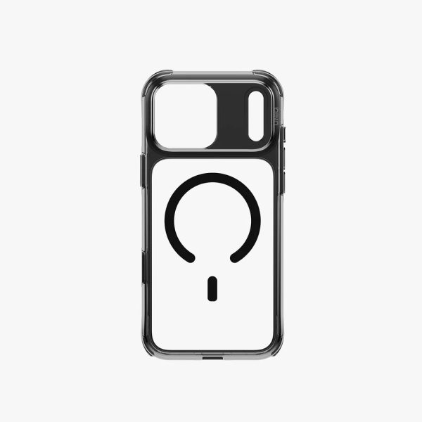 Uniq LifePro Xtreme Clear MagClick Case with Camera Control Button for iPhone 18 Pro 6.3 - Tinted Smoke