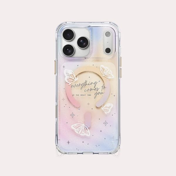 Coehl ELLIE MagClick Magnetic Charging Case with Camera Control Button for iPhone 18 Pro Max - Prism Bloom