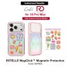 Coehl ESTELLE MagClick Magnetic Charging Case with Camera Control Button for iPhone 18 Pro Max - Pink Prism