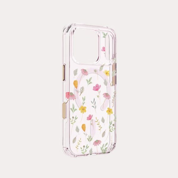 Coehl EVIE MagClick Magnetic Charging Case with Camera Control Button for iPhone 18 Pro Max - Pink Blossom