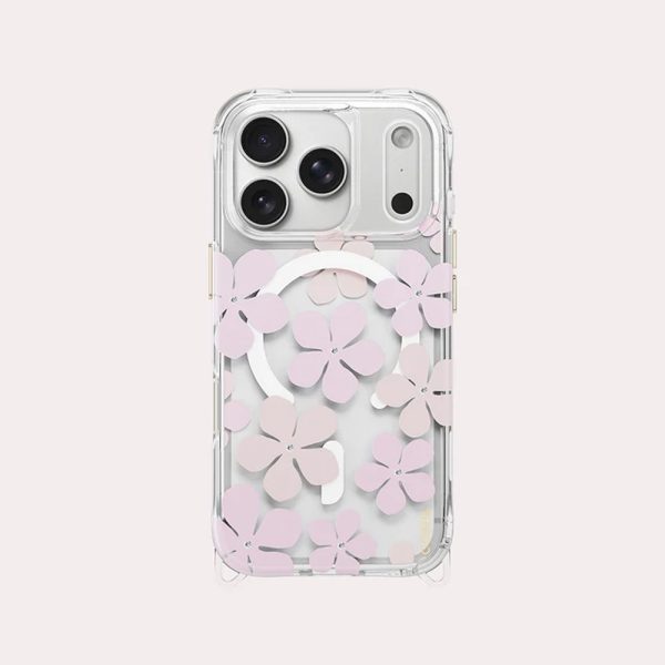 Coehl MILA MagClick Magnetic Charging Case with Camera Control Button for iPhone 18 Pro - Blush Bloom
