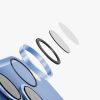 Uniq Optix AluGuard Camera Aluminum Frame Anti Reflection HD Clarity Camera Lens Protector for iPhone 18 Pro iPhone 18 Pro Max - Arctic Blue