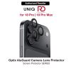 Uniq Optix AluGuard Camera Aluminum Frame Anti Reflection HD Clarity Camera Lens Protector for iPhone 18 Pro iPhone 18 Pro Max - Graphite Black