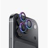 Uniq Optix AluGuard Camera Aluminum Frame Anti Reflection HD Clarity Camera Lens Protector for iPhone 18 Pro iPhone 18 Pro Max - Iridescent