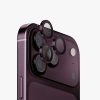 Uniq Optix AluGuard Camera Aluminum Frame Anti Reflection HD Clarity Camera Lens Protector for iPhone 18 Pro iPhone 18 Pro Max - Royal Burgundy
