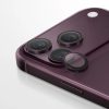 Uniq Optix AluGuard Camera Aluminum Frame Anti Reflection HD Clarity Camera Lens Protector for iPhone 18 Pro iPhone 18 Pro Max - Royal Burgundy