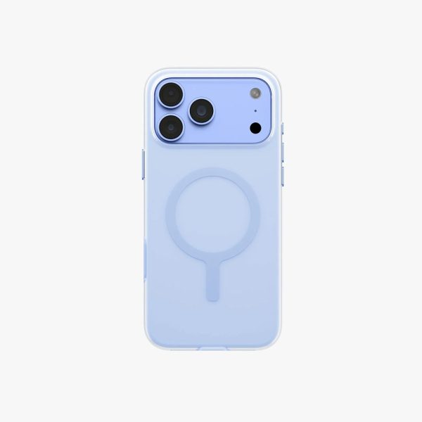 Uniq Clario MagClick Eco-Friendly Drop Protection Case with Camera Control Button for iPhone 18 Pro Max 6.9 - Cool Blue