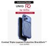 Uniq Combat Triple-Layered Protective MagClick Drop Protection Case with Camera Control Button for iPhone 18 Pro 6.3 - Polar Blue