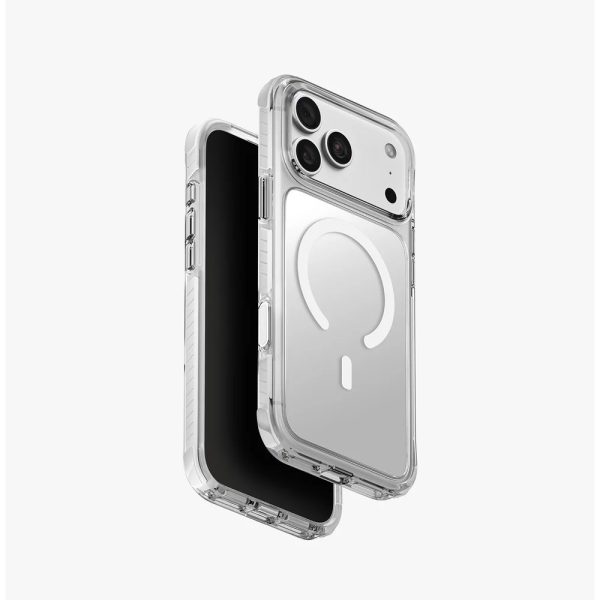 Uniq Combat Triple-Layered Protective MagClick Drop Protection Case with Camera Control Button for iPhone 18 Pro 6.3 - Blanc White