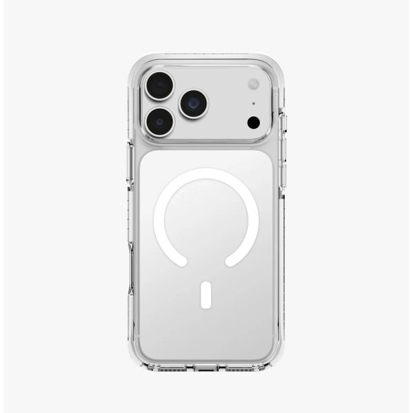 Uniq Combat Triple-Layered Protective MagClick Drop Protection Case with Camera Control Button for iPhone 18 Pro 6.3 - Blanc White