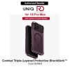 Uniq Combat Triple-Layered Protective MagClick Drop Protection Case with Camera Control Button for iPhone 18 Pro Max 6.9 - Deep Purple