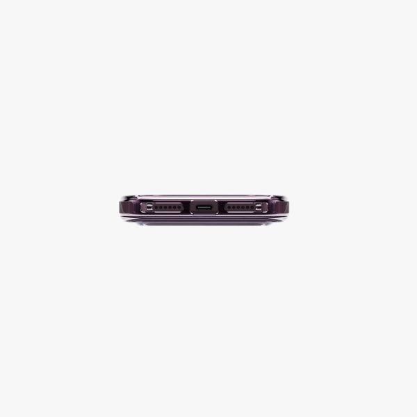 Uniq Combat Triple-Layered Protective MagClick Drop Protection Case with Camera Control Button for iPhone 18 Pro 6.3 - Deep Purple