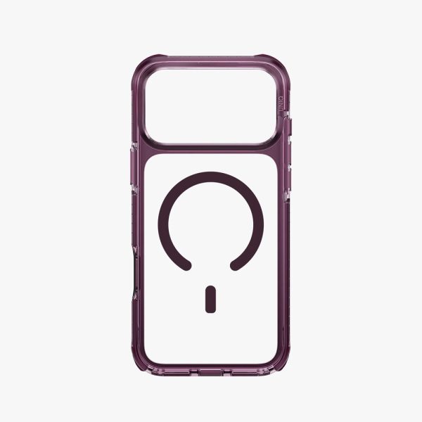 Uniq Combat Triple-Layered Protective MagClick Drop Protection Case with Camera Control Button for iPhone 18 Pro 6.3 - Deep Purple