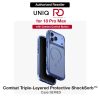 Uniq Combat Triple-Layered Protective MagClick Drop Protection Case with Camera Control Button for iPhone 18 Pro Max 6.9 - Polar Blue