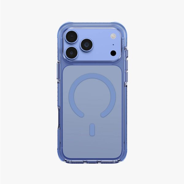 Uniq Combat Triple-Layered Protective MagClick Drop Protection Case with Camera Control Button for iPhone 18 Pro Max 6.9 - Polar Blue