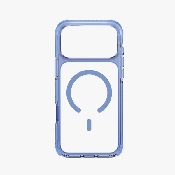 Uniq Combat Triple-Layered Protective MagClick Drop Protection Case with Camera Control Button for iPhone 18 Pro 6.3 - Polar Blue