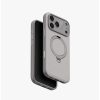 Uniq Elix 360 Kickstand Leather Drop Protection Magnetic Case with Camera Control Button for iPhone 18 Pro Max - Cloud Stone
