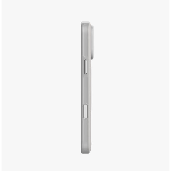 Uniq Elix 360 Kickstand Leather Drop Protection Magnetic Case with Camera Control Button for iPhone 18 Pro Max - Cloud Stone