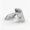 Uniq Elix 360 Kickstand Leather Drop Protection Magnetic Case with Camera Control Button for iPhone 18 Pro - Cloud Stone