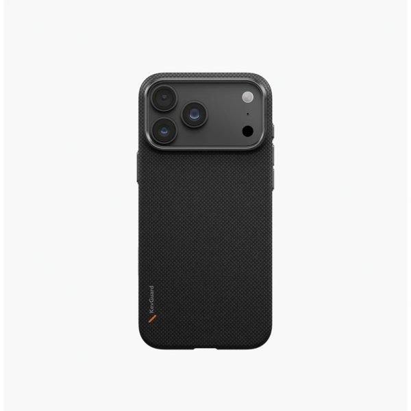 Uniq Keva Edge Slimline 100% Aramid Magnetic Case with Camera Control Button for iPhone 18 Pro Max - Carbon Black