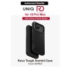 Uniq Keva Tough Aramid MagClick Protection Case with Camera Control Button for iPhone 18 Pro Max - Carbon Black