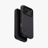 Uniq Lino Hybrid Silicone Lightweight Magnetic Protection Case with Camera Control Button for iPhone 18 Pro- Charcoal Grey