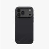 Uniq Lino Hybrid Silicone Lightweight Magnetic Protection Case with Camera Control Button for iPhone 18 Pro- Charcoal Grey
