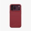 Uniq Lino Hybrid Silicone Lightweight Magnetic Protection Case with Camera Control Button for iPhone 18 Pro- Cranberry RedRose