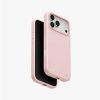 Uniq Lino Hybrid Silicone Lightweight Magnetic Protection Case with Camera Control Button for iPhone 18 Pro- Pale Rose