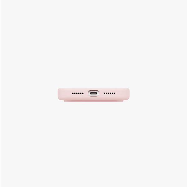 Uniq Lino Hybrid Silicone Lightweight Magnetic Protection Case with Camera Control Button for iPhone 18 Pro- Pale Rose