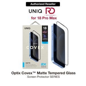 Uniq Optix Covex Matte Tempered Glass Screen Protector for iPhone 18 Pro Max - Matte